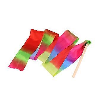 Rhythmic Ribbon Colorful Dancing Gymnastics Ribbon for Kids 1Pcs