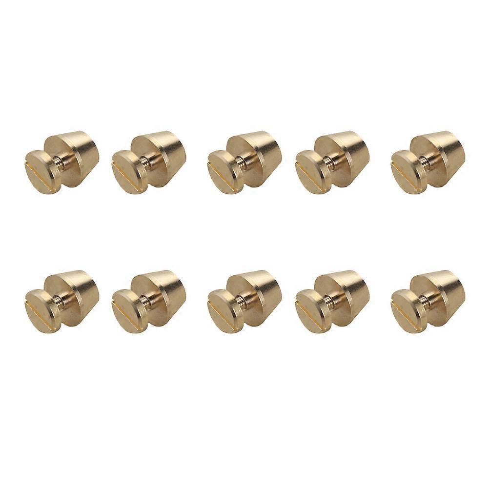 Fine Copper Studs with Screw Base for Fixation 10Pcs DIY Accessories
