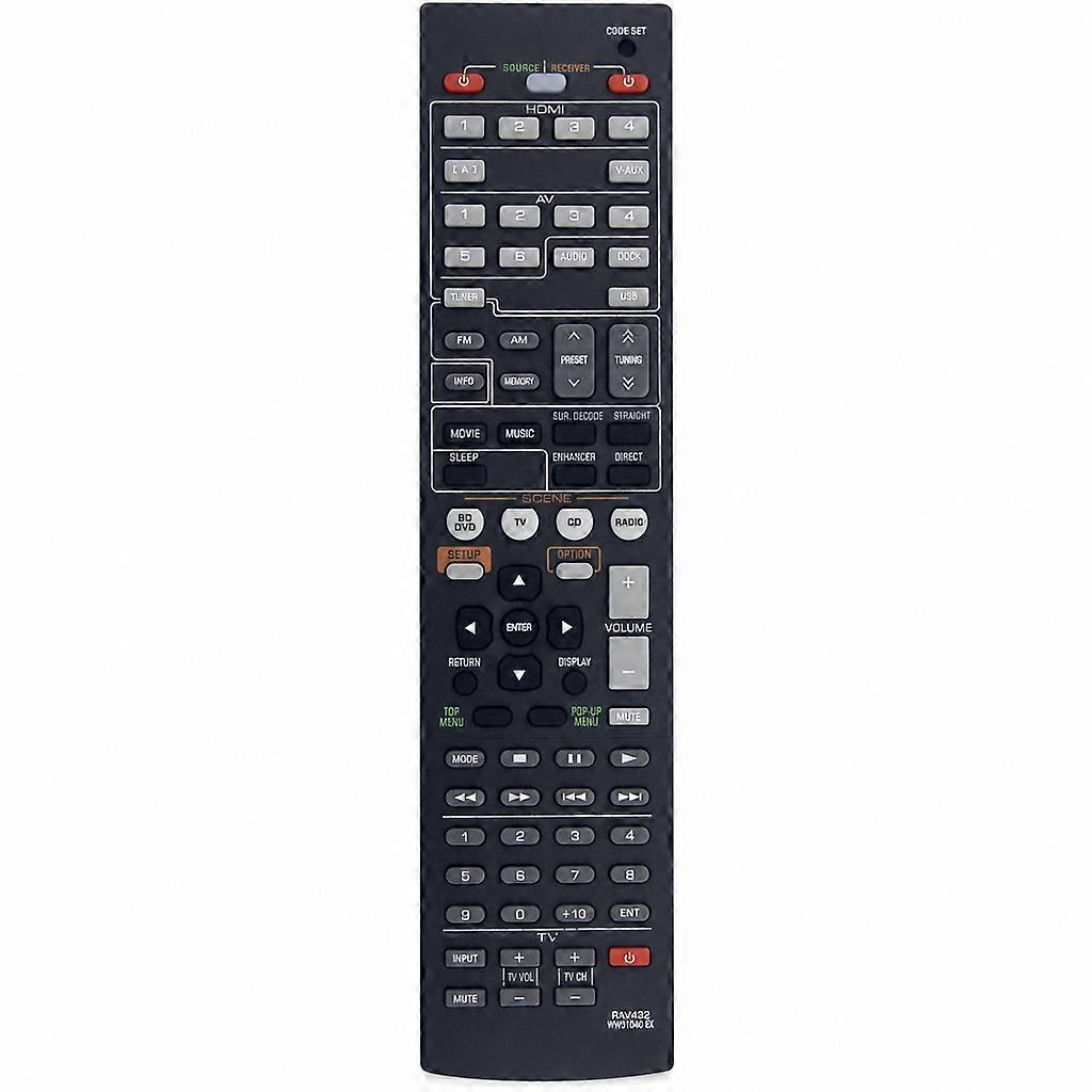 Remote Control Compatible with Yamaha AV Receiver RAV432-QL