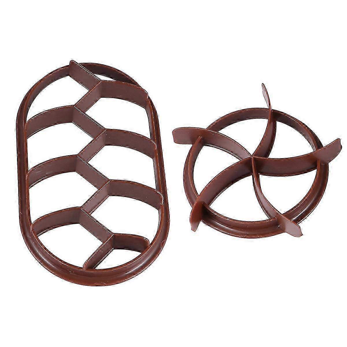 Coffee-Coloured PP Moulding Press Set