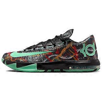 Tênis de basquete Nike KD 6 cano baixo masculino preto e verde FQ8356-900