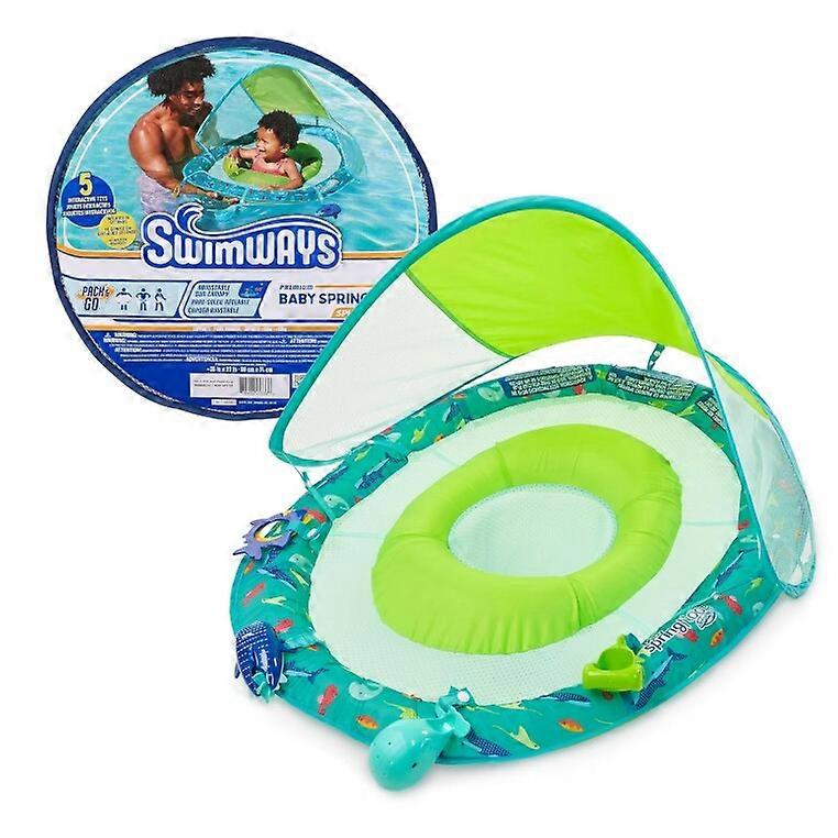 Spring Float with Canopy Inflatable Pool Float - Coral Reef