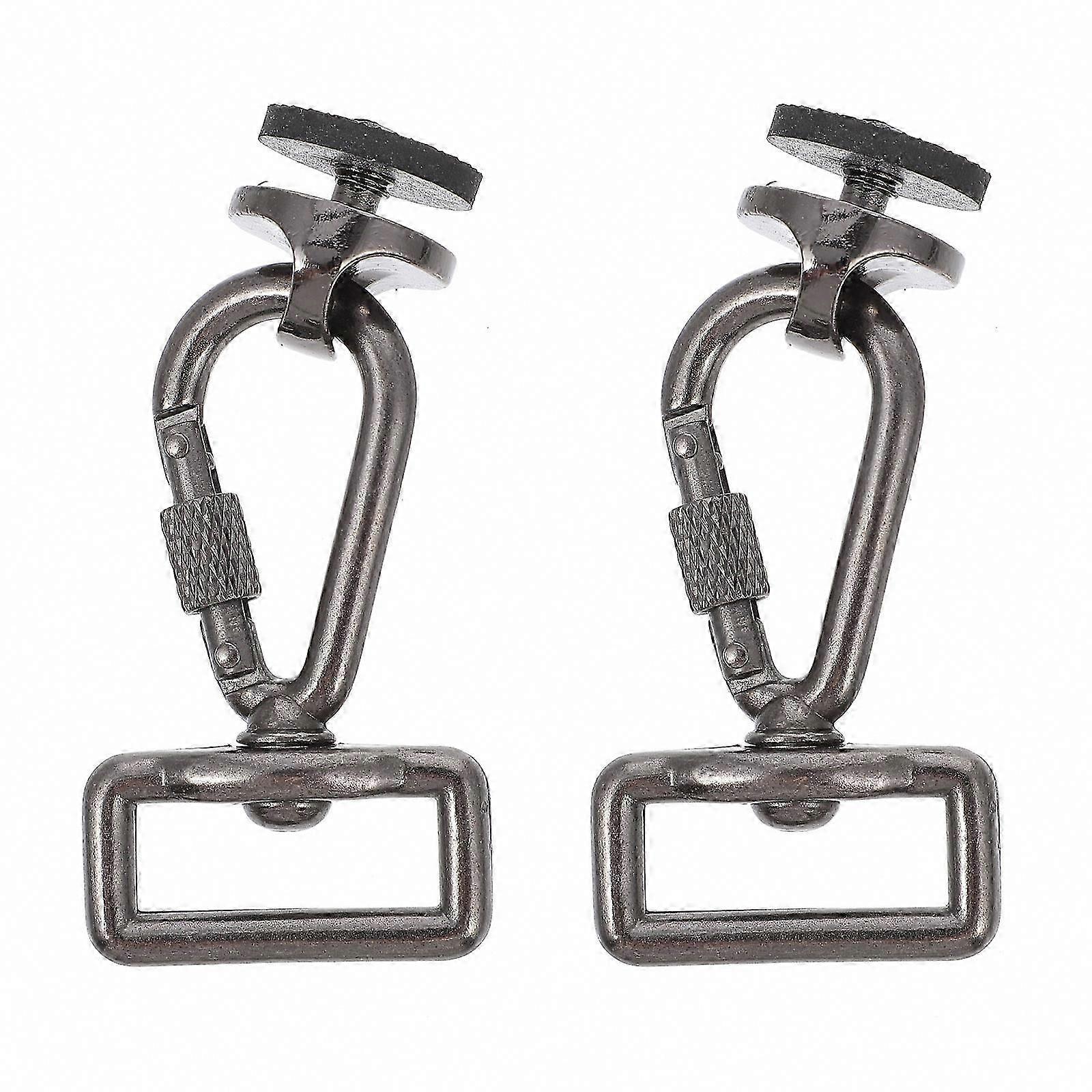 Black 1 Set Belt Strap Hook Set for Camera Strap Screws - Replacement Kit