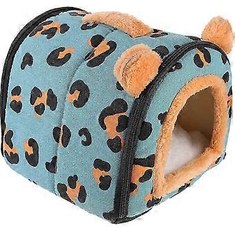 Hamster Warm Bed House Cartoon Shaped Hamster Nest Small Animal Soft Nest Bunny House