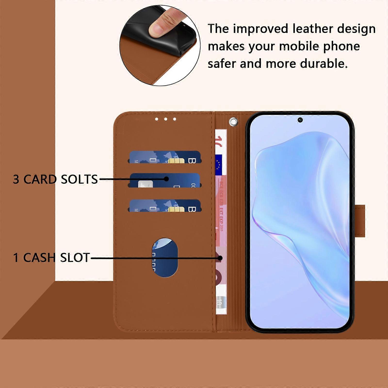 Skin Feel Leather Case For Honor Magic5 Pro