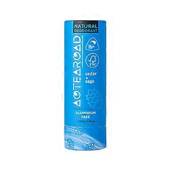 Aotearoad Natural Deodorant Stick Cedar + Sage 55g