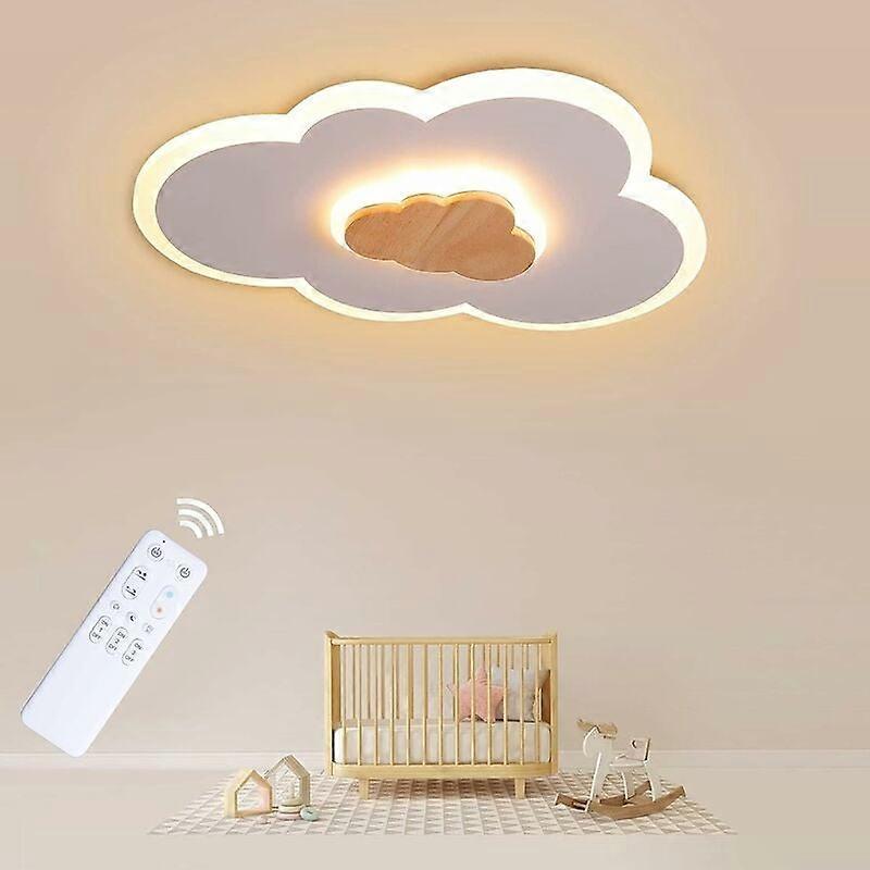 Creative Cloud-shaped Ceiling Lamp, Acrylic and Iron Flush Mount