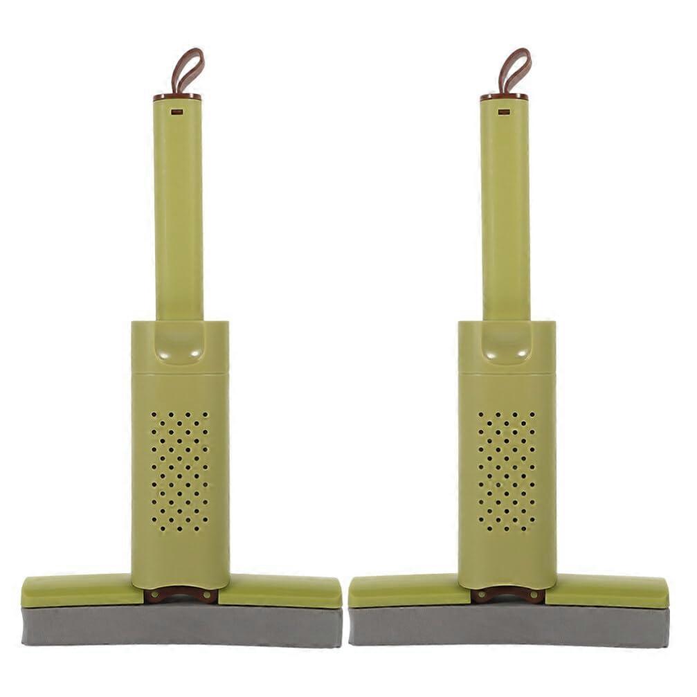 Mini Mop 2pcs SelfSqueeze Compact Sponge Mop for Quick NonScratch Cleaning in Home Kitchen Office