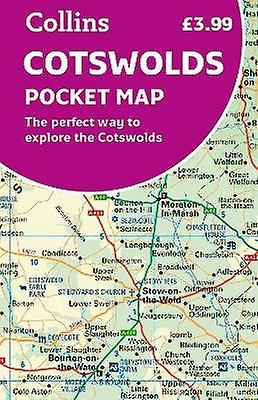 Mapa de bolsillo de Cotswolds