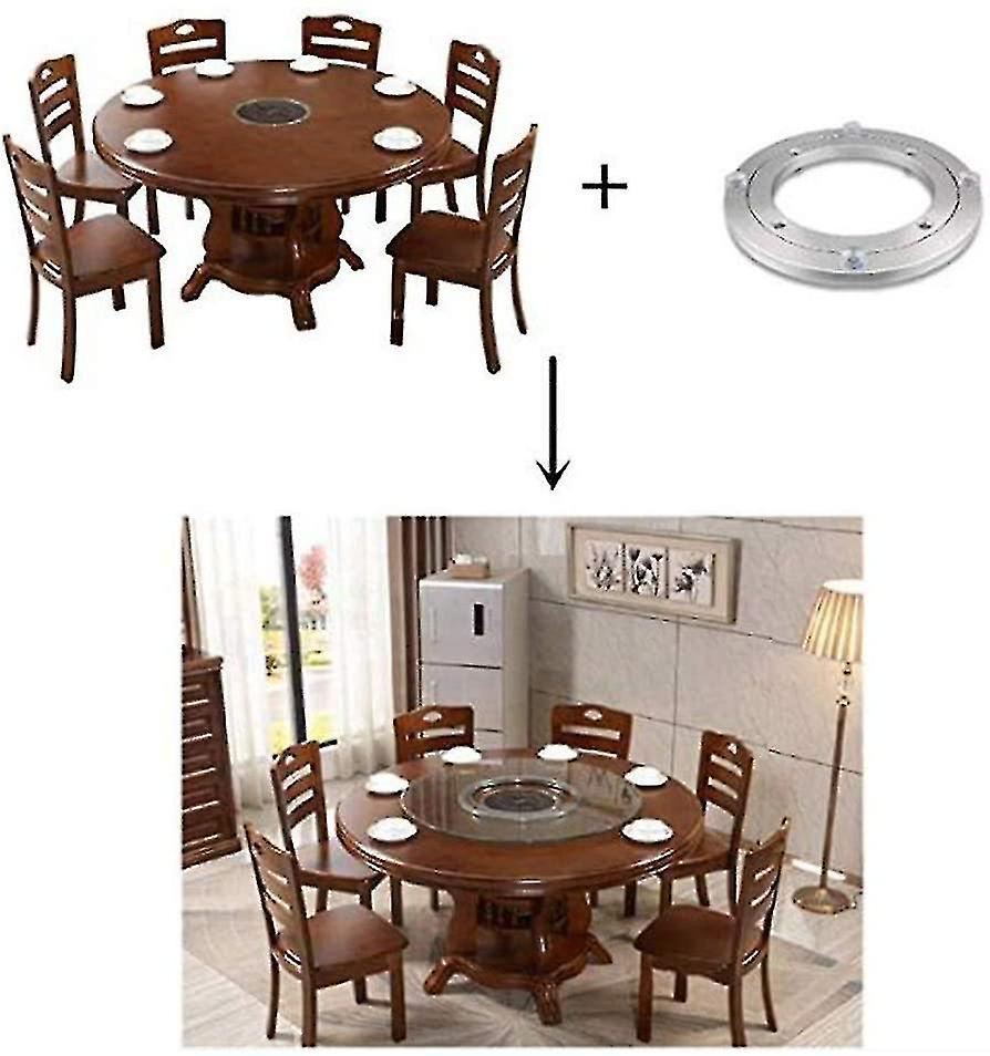 Metal Turntable Bearing, Round Swivel Base, 360 Rotatable, Single Row Ball Bearings, For Heavy Duty