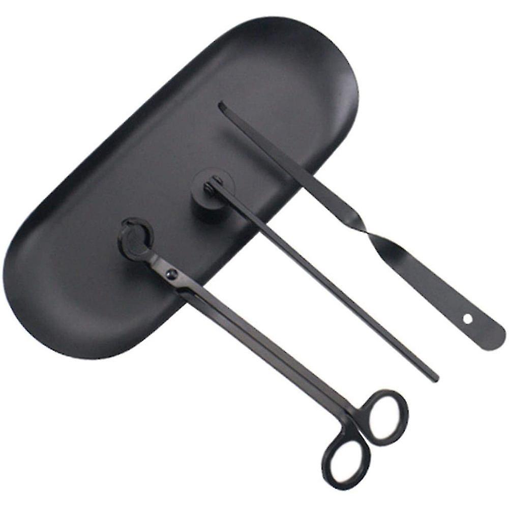 Lisävarustesarja 4, Wick Trimmer, Wick Dipper, Snuffer, levy Tr