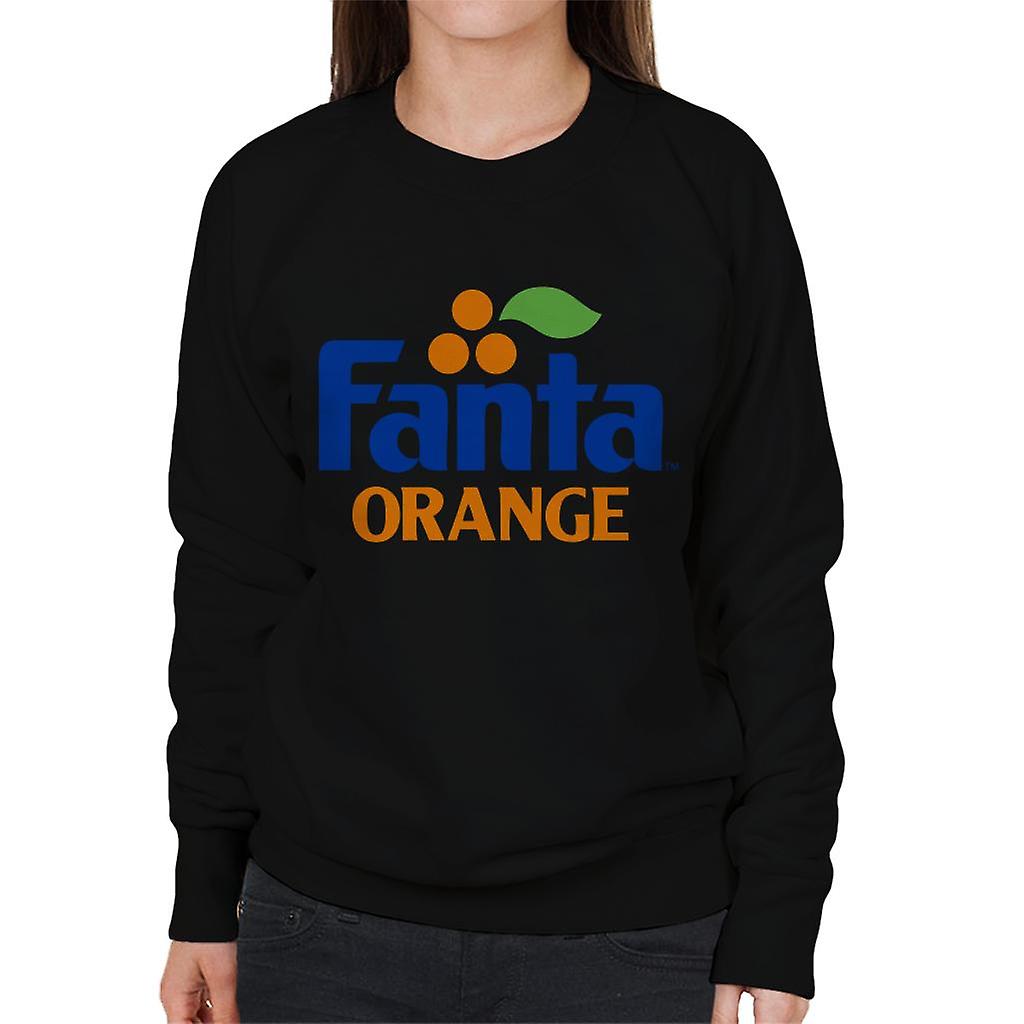 Fanta Orange 1980s Retro Logo Women's Sweatshirt