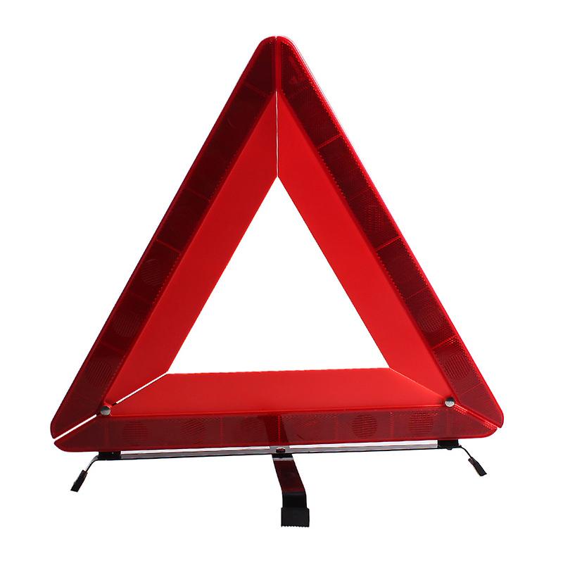 Red Car Emergency Reflective Triangle