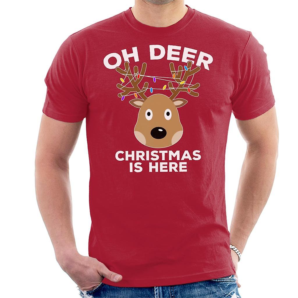 Oh Deer Natale è qui t-shirt uomo