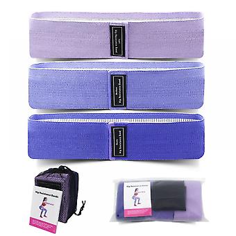 Resistance Bands for Legs and Butt, Fabric Exercise Loop Bands Yoga, Pilates, Rehab and Home Workout, Strength Bands for Booty