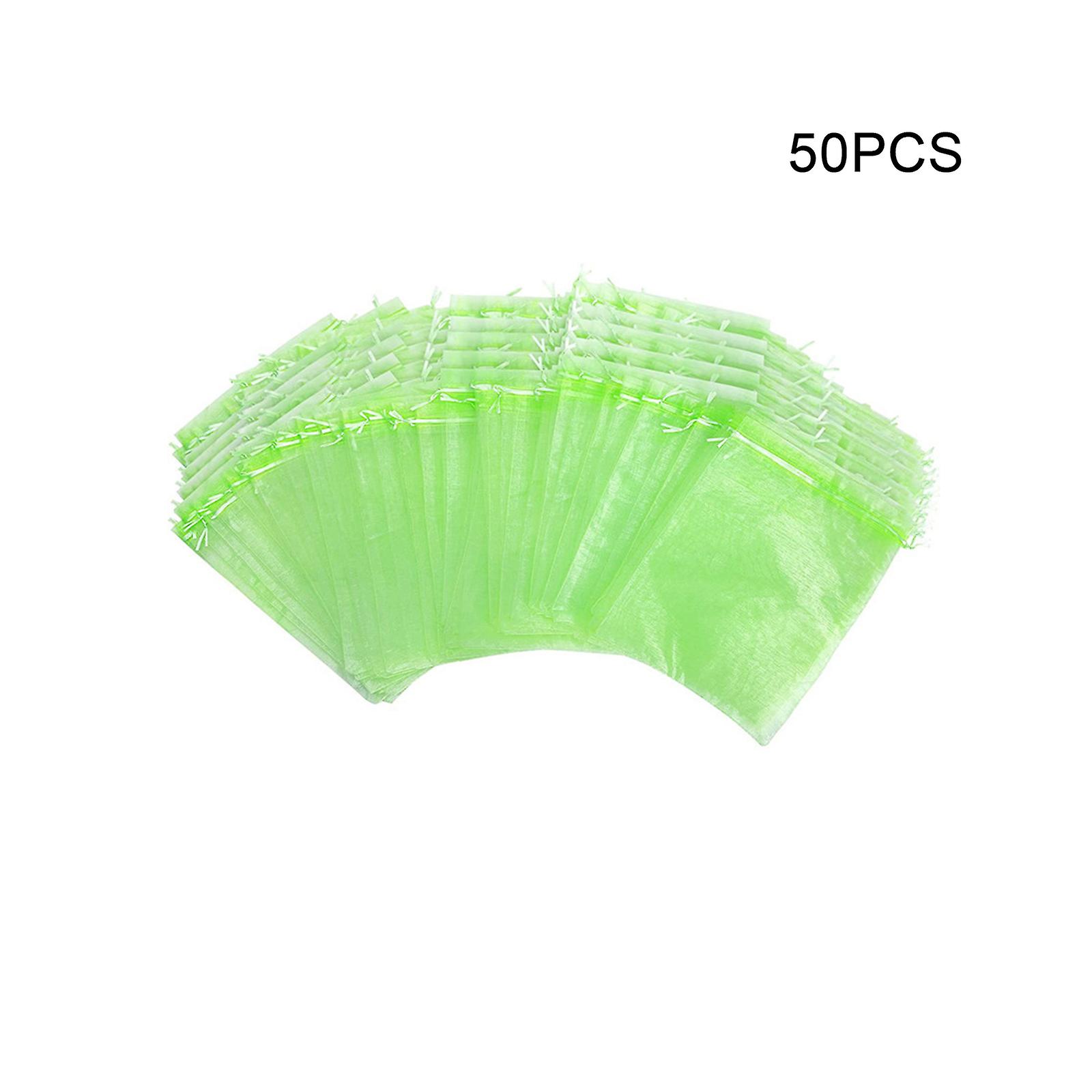 Ny Hot 50pcs Frukt Protection Poser Tear Proof Bird Proof gjenbrukbare netting poser Hage netting beskyttelse poser for fersken, jordbær, mango