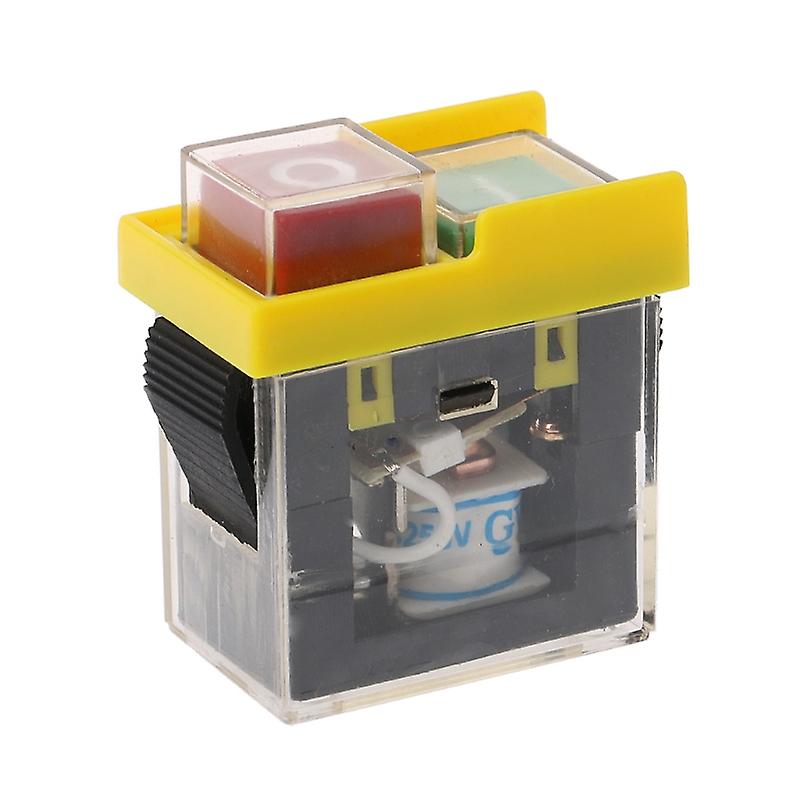 Ac 250v 6a Waterproof Pushbutton Machine Saw Cutter Drill On Off Switches Control Box Switches Electromagnetic Switch Kjd6 5e4