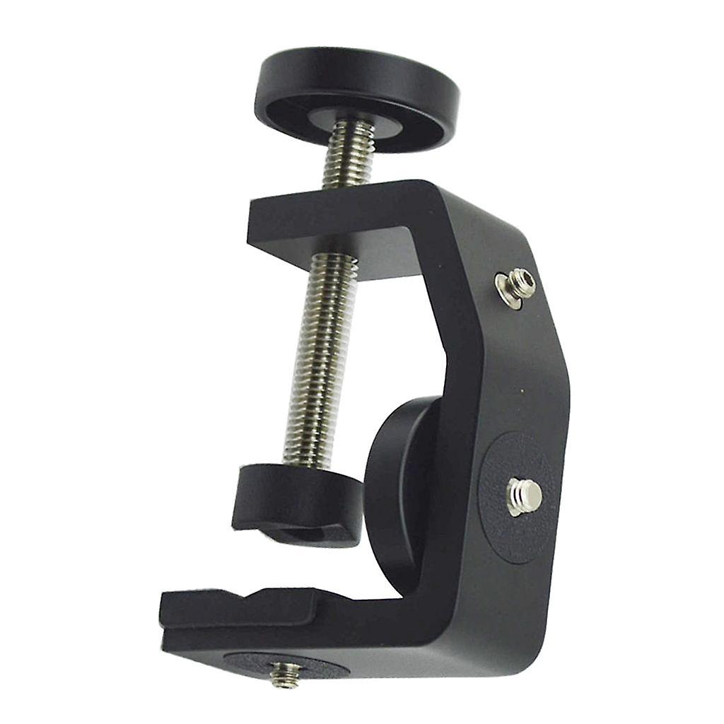 C Clamp Camera Mount Adjustable with 1/4Inch Screw Adapter for DSLR Camera