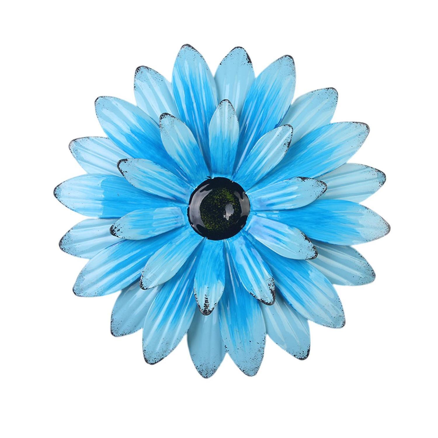 Wall Sunflower Decor 3D Multiple Layers Glossy Surface Decorate Wall Fence Hanging Home Wall Decorat