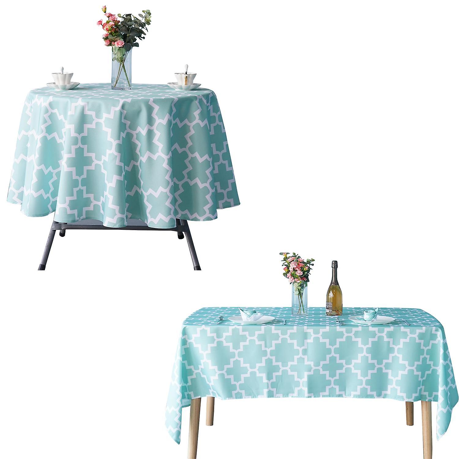 Round Rectangle Table Cloth For Decor