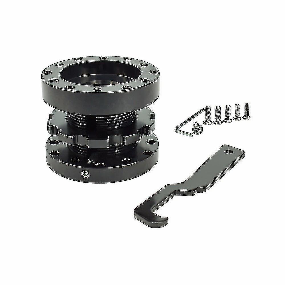 Czarny Regulowany 40 mm do 70 mm Ramka dystansowa kierownicy Boss Hub Kit