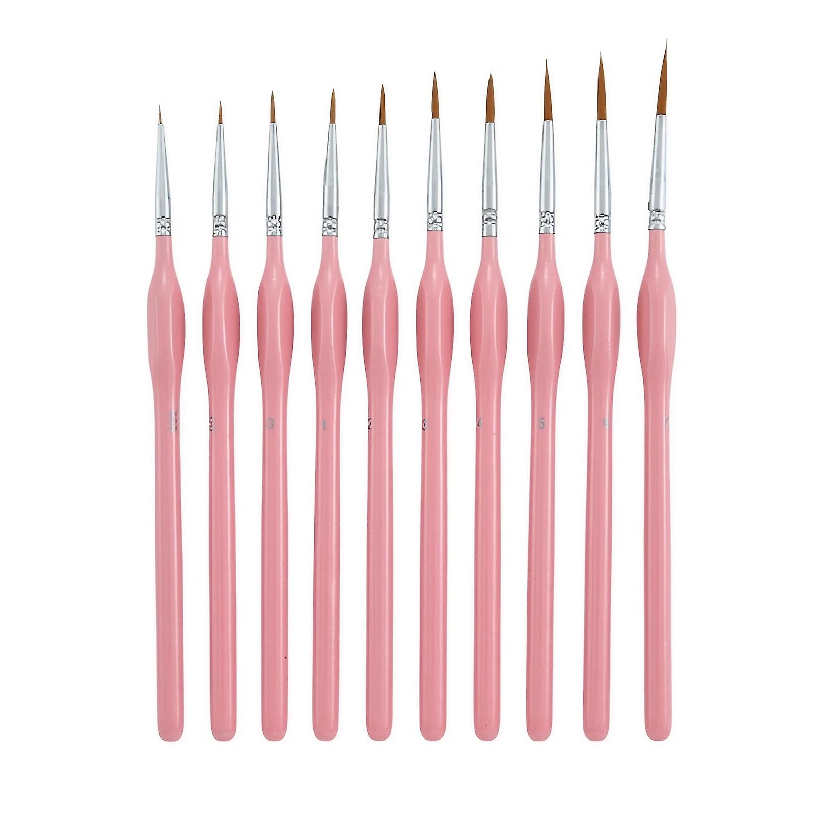 Detail Paint Brushes Set Triangular Pole Art Brush Suitable For Acrylic