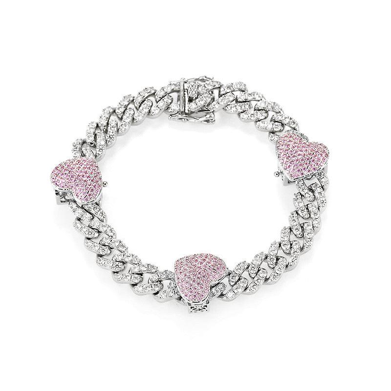 New Product Heart-shaped Zircon Plated All-match Anklet For Lady
