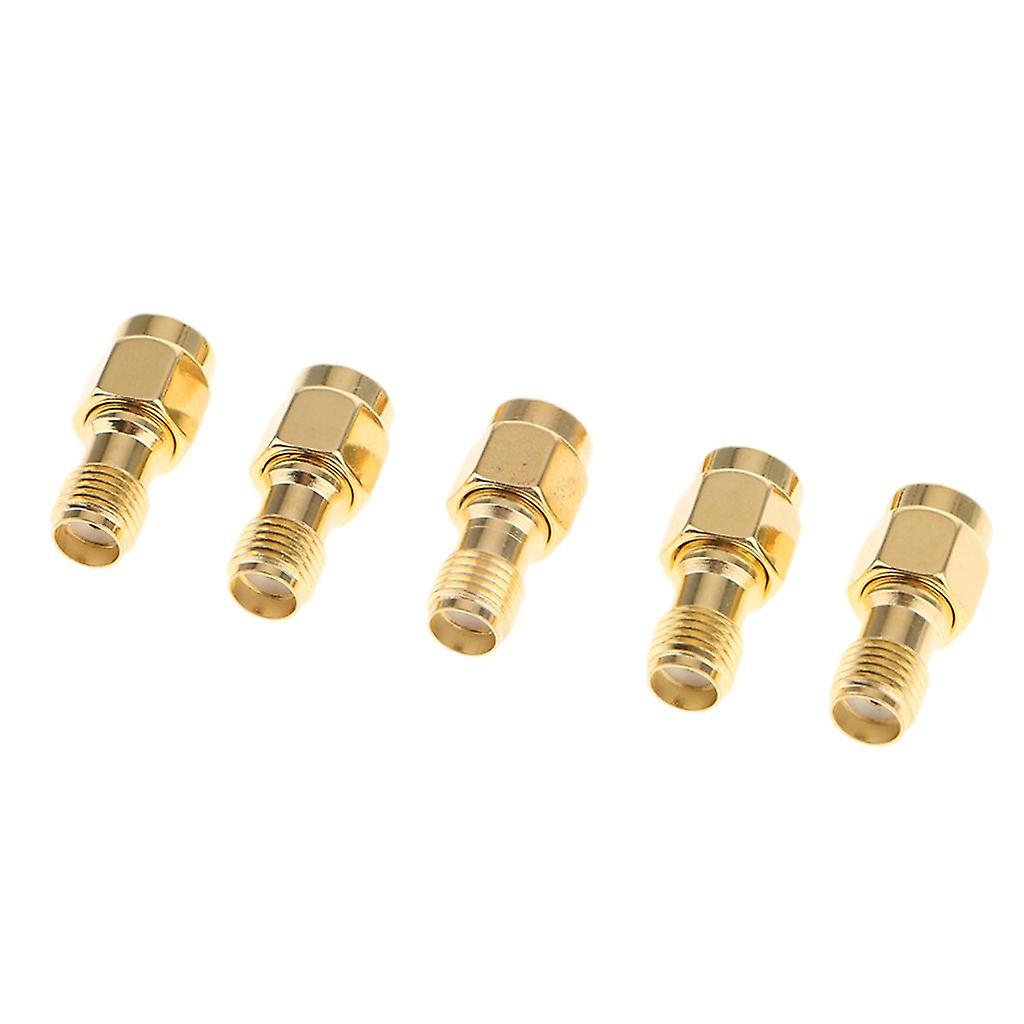 5Pieces SMA Male to Female SMA-JK RF Coax Radio Antenna Adapter Connector