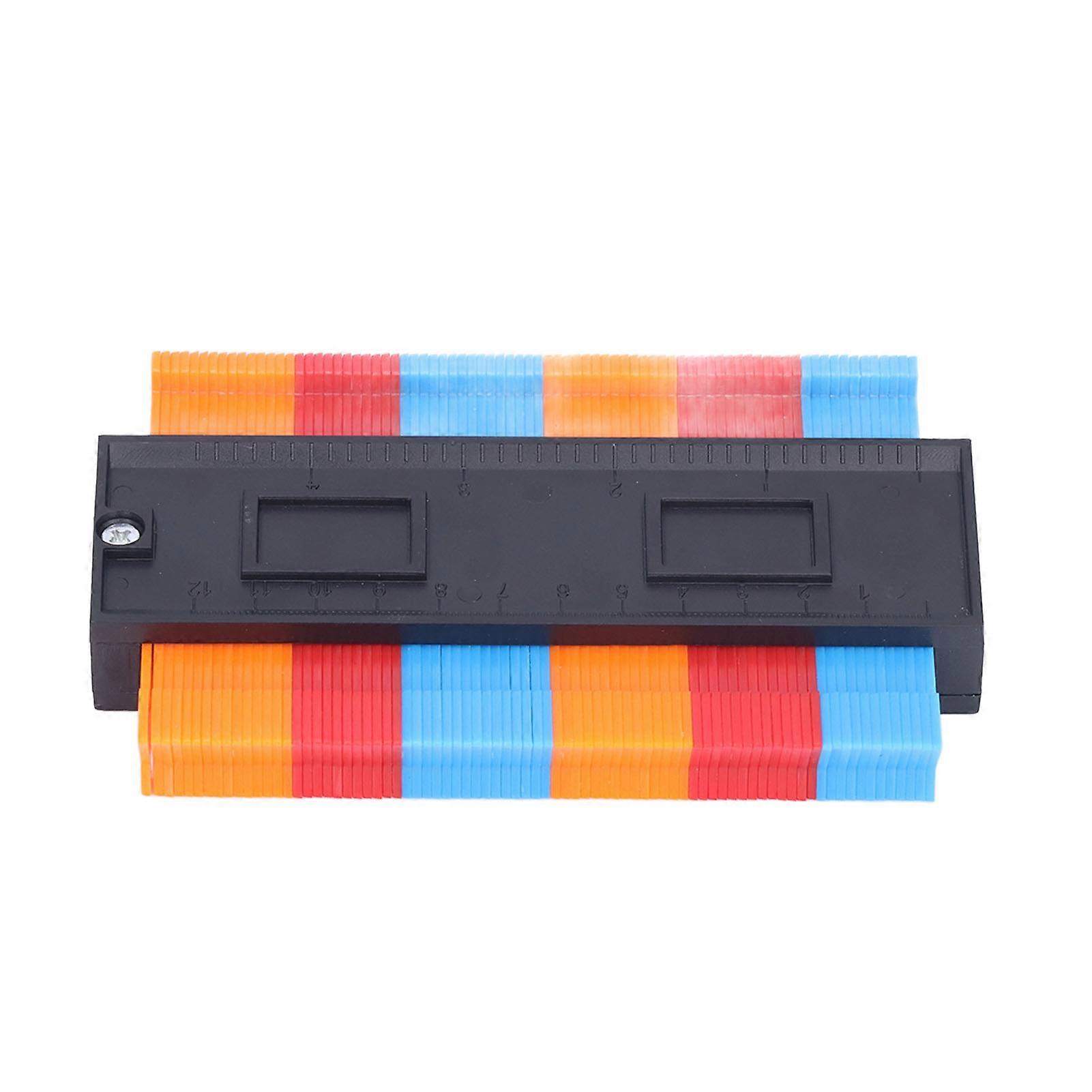 5in Contour Ruler Irregular Shape Tracing Template Multifunctional Profiling Duplication Gauge