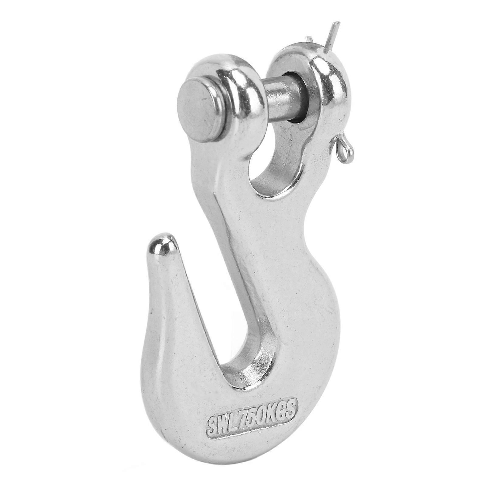 Marine Boat Lifting Hook, 1/4 in. Load Capacity, 1000 lbs, 316 Stainless Steel