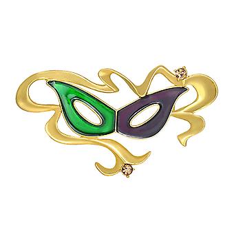 Face Masks Brooches Pin Elegant Suit Lapel Pin Vintage Metal Badges for Christmas Birthday Party Gifts