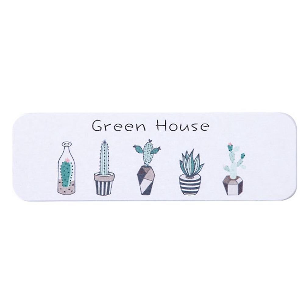 Non slip Mat Waterproof Soap Tray Fast Absorbing Pad (Cactus)