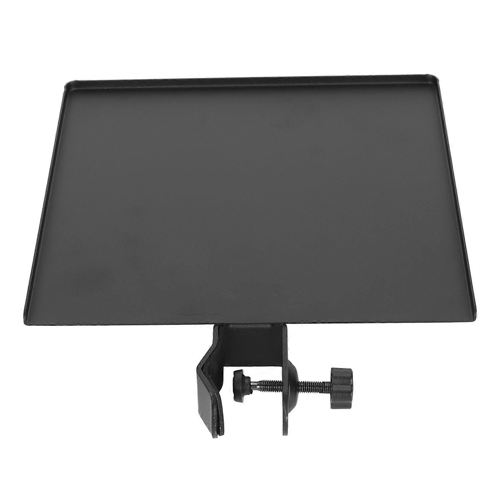 Universal Metal Microphone Stand Tray: Durable, Adjustable, Easy Install for Live Streaming
