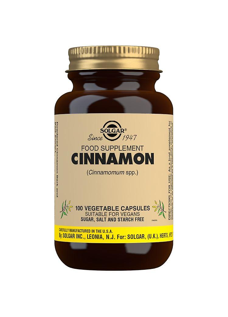 Solgar Cinnamon - 100 Vegicaps