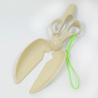 Veeki Clip Schaufel Schere Hundekot Clip neue Toilettengreifer Welpe Hund Toilette Clipgrau