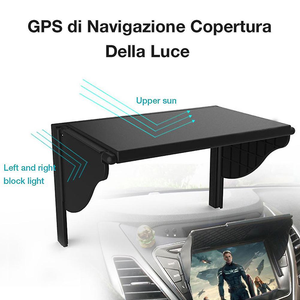 Car GPS Shade Car Navigation Screen Protector GPS Navigation Sun Shade Visor for 7 Inch GPS for Most Kinds of GPS~10573