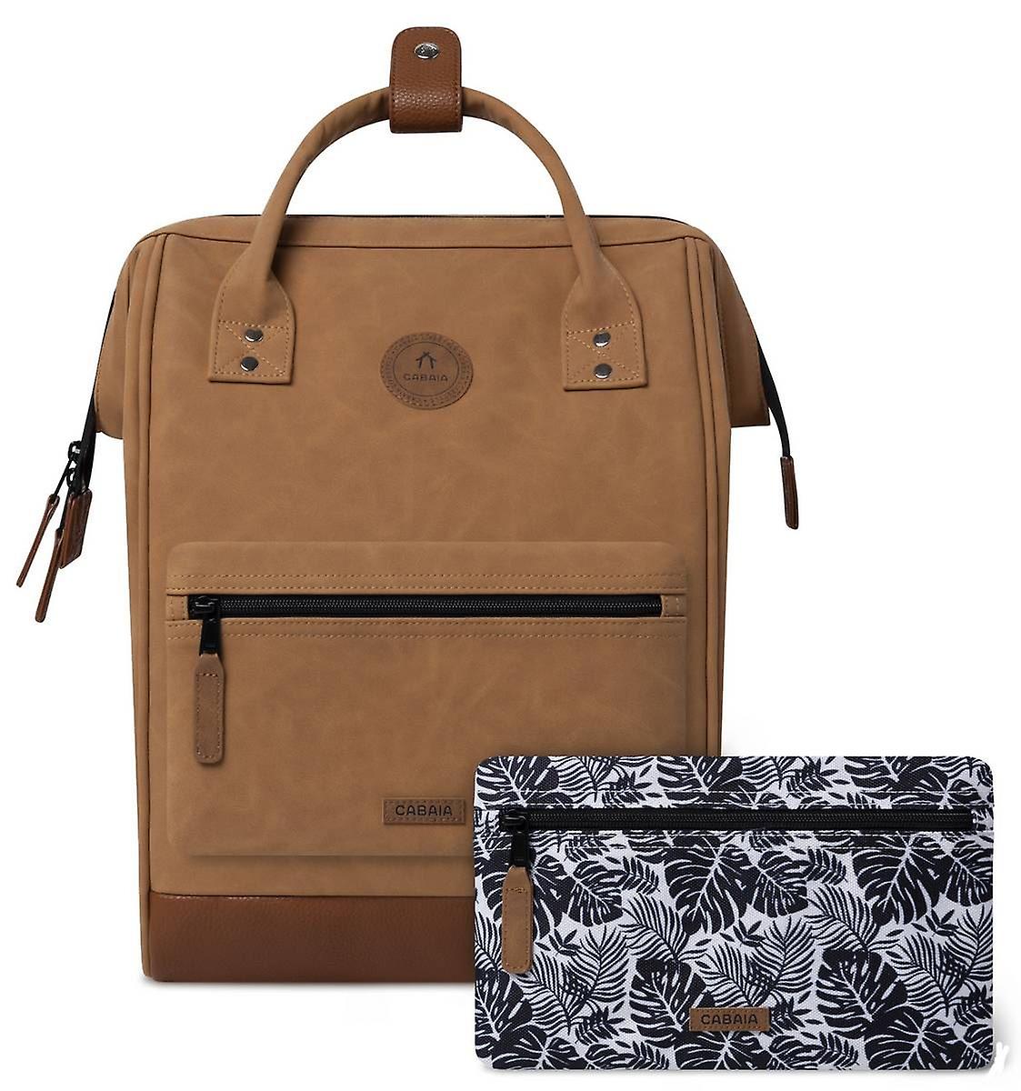 Cabaia Adventurer Vegan Nubuck Medium Backpack - Moscou Brown