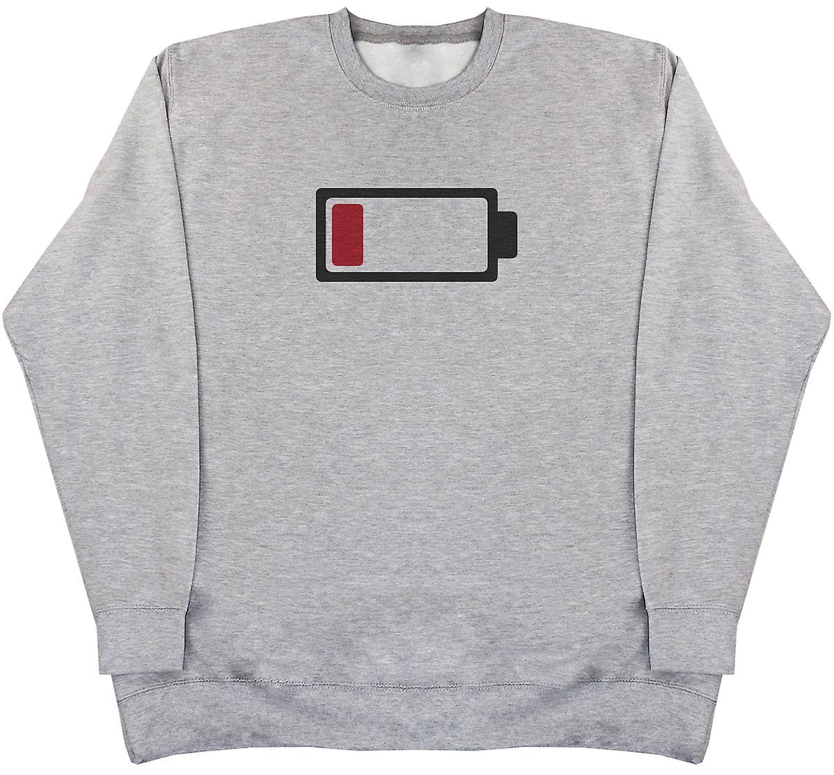 Low Battery - Kids Oversized Comfy Sweater