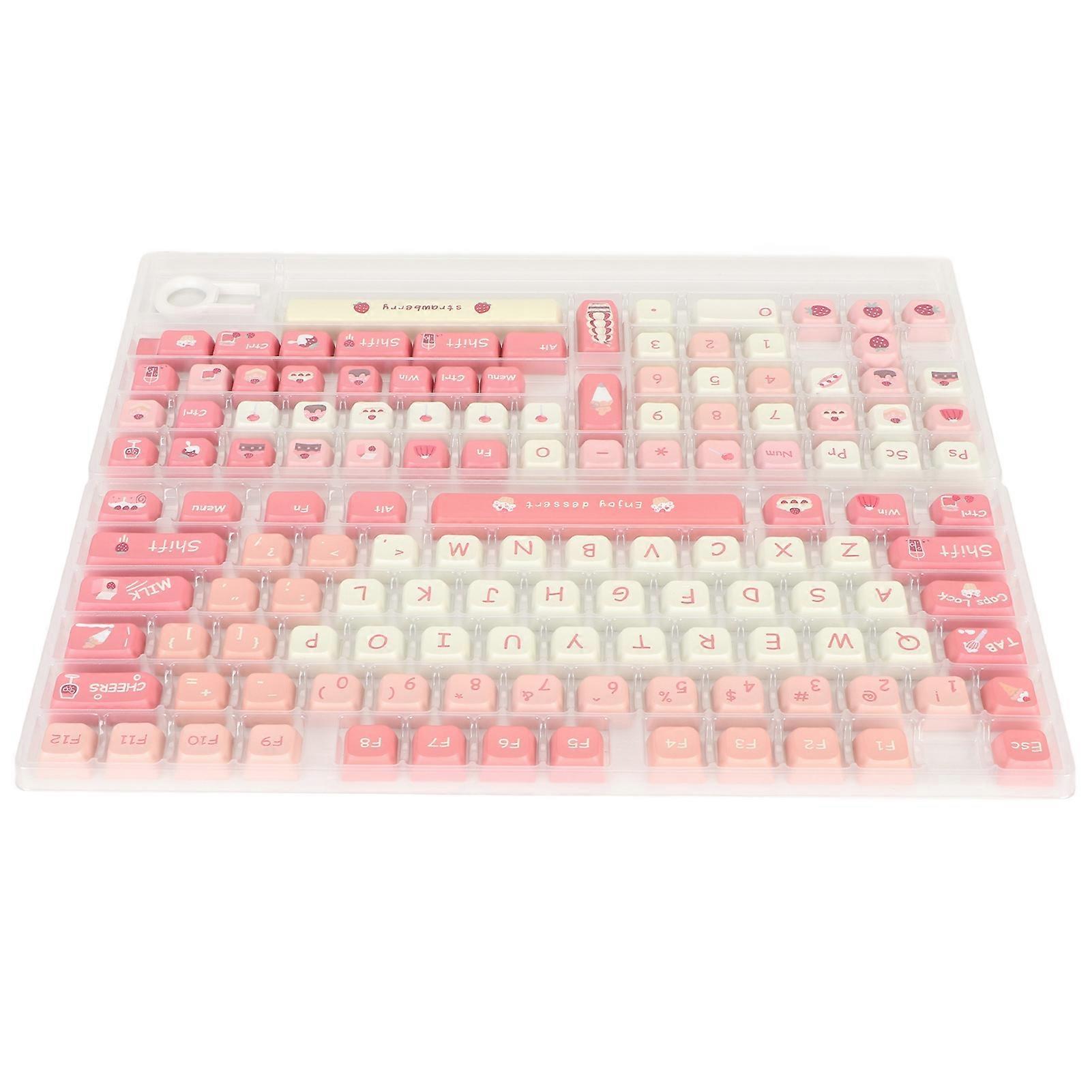 135 Keys Keycaps PBT Universal Compatiability Keycaps Set XDA Like Height Keycaps for 61 87 96 98 104 108 Mechanical Keyboard