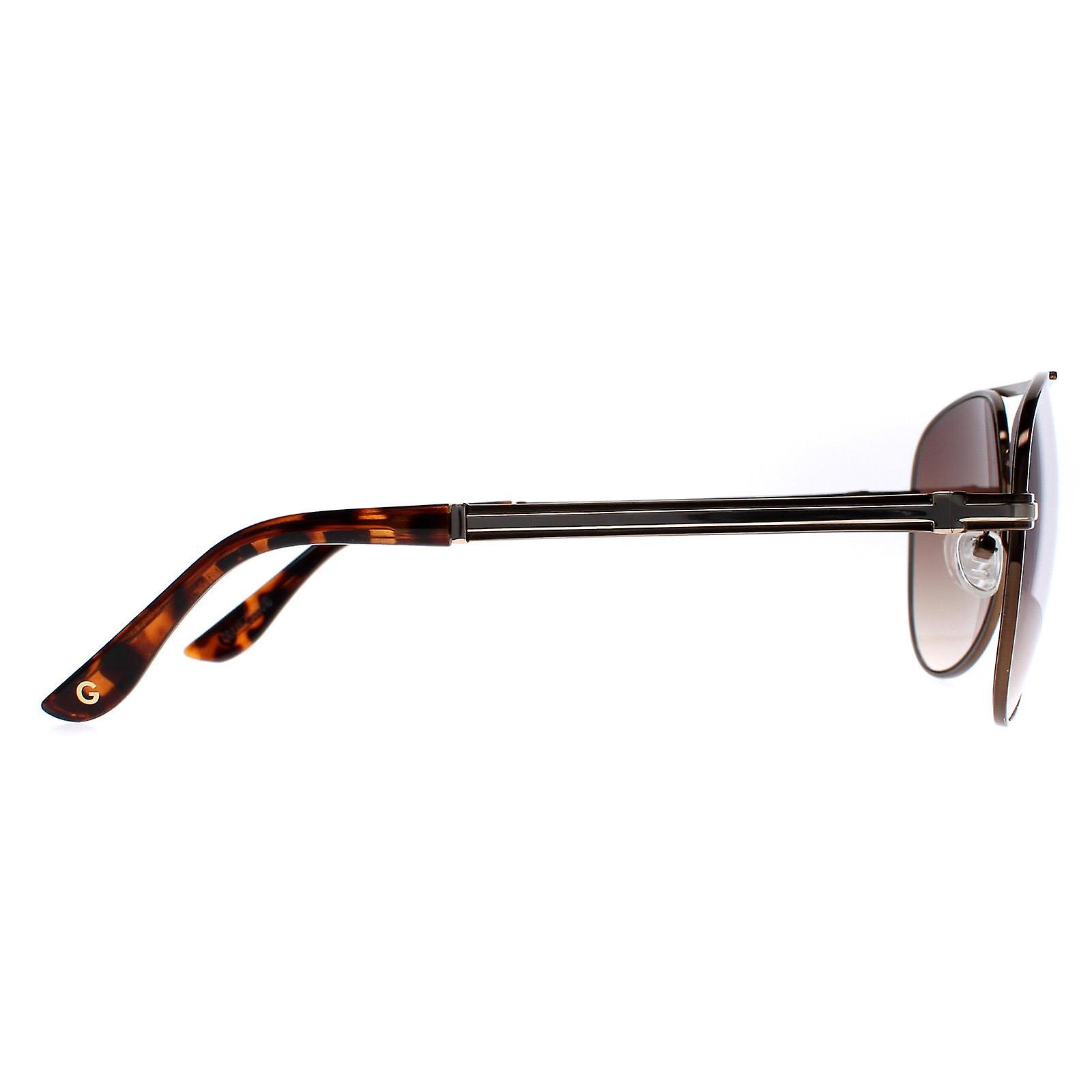 Guess Brown Metal Sunglasses main image 1