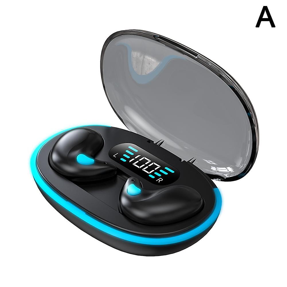 Sleep Dedicated X55 Bluetooth Earphones Digital Display Mini Noise Reduction