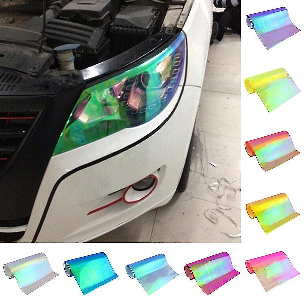 Stylish Car Vehicle Headlight Tail Lamp Fog Light Tint Film Sticker Decoration BoSaiD
