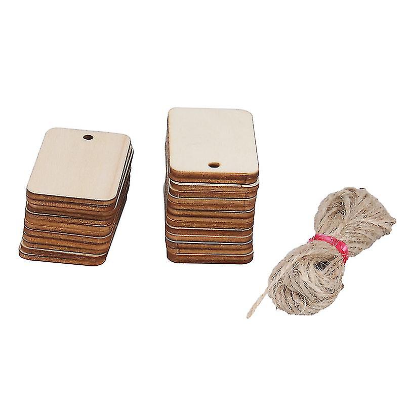 50pcs Wood Tag