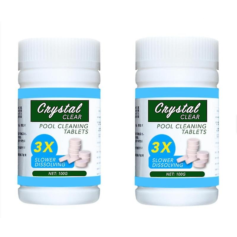 1/2/3 Bottle 100g Multi-Use Swimming Pool Cleaning Tablet Effervescent Disinfectant
