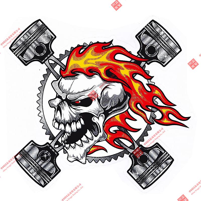 مضحك بارد النار بطة التدخين سيارة ملصقا صائق ديكور ل RV السيارات موتوكروس سباق الكمبيوتر المحمول خوذة الجذع الجدار البلاستيكية