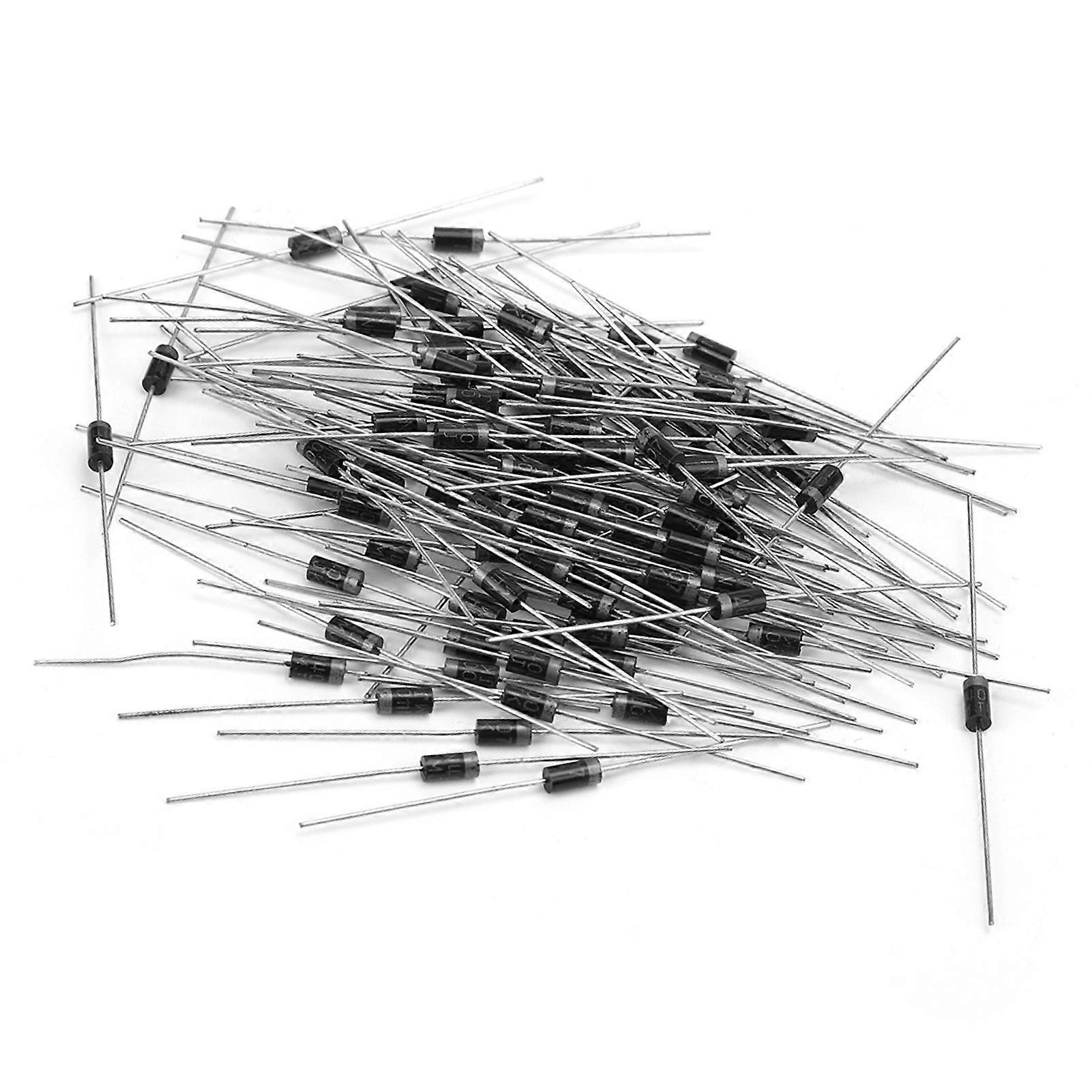 100pcs 1N4007 1000V 1A High Voltage Rectifier Diode Rectifying Diodes Electronic Diodes