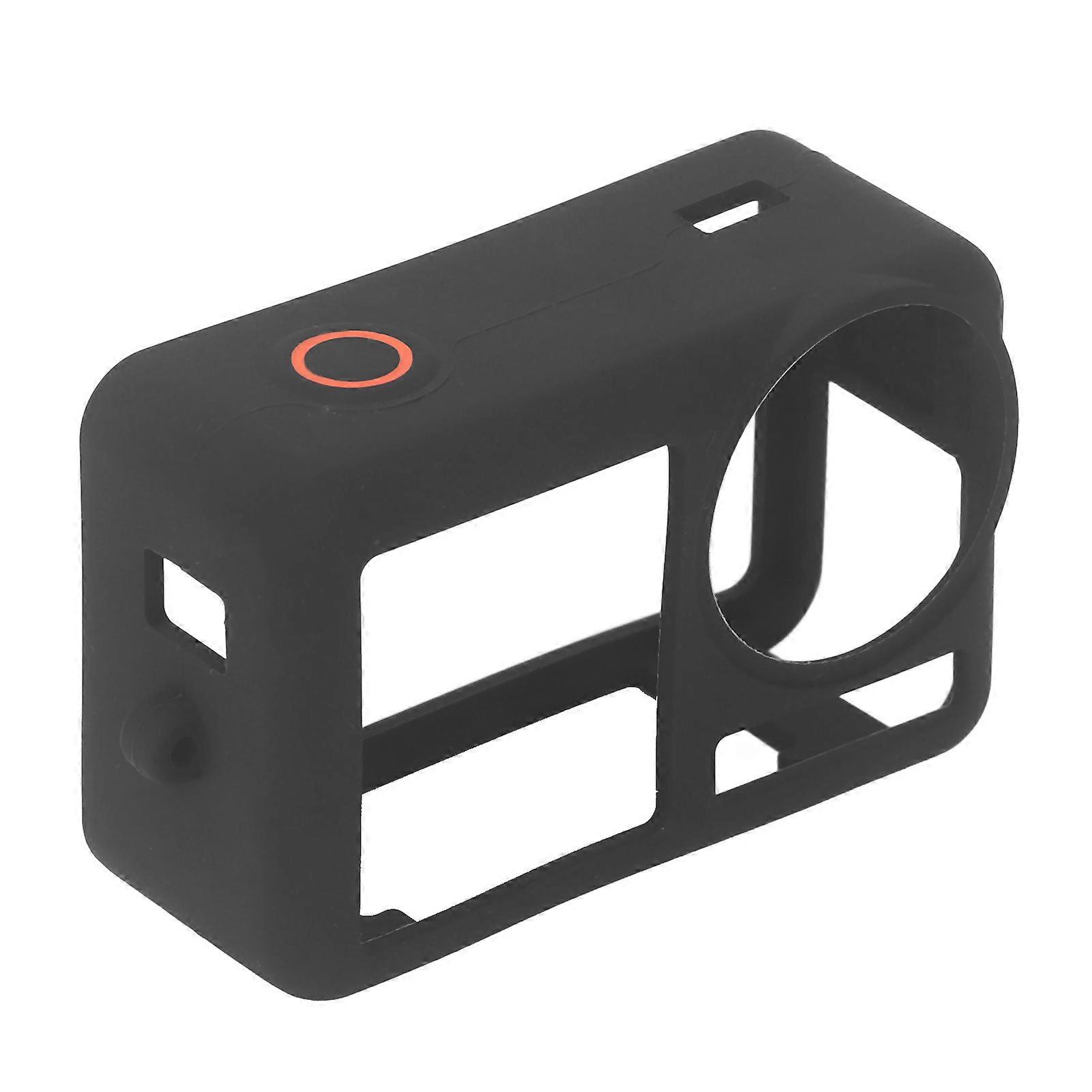 Action Camera Silicone Case Shockproof Anti Scratch Silicone Protective Case with Lens Cover for ACTION 4 3
