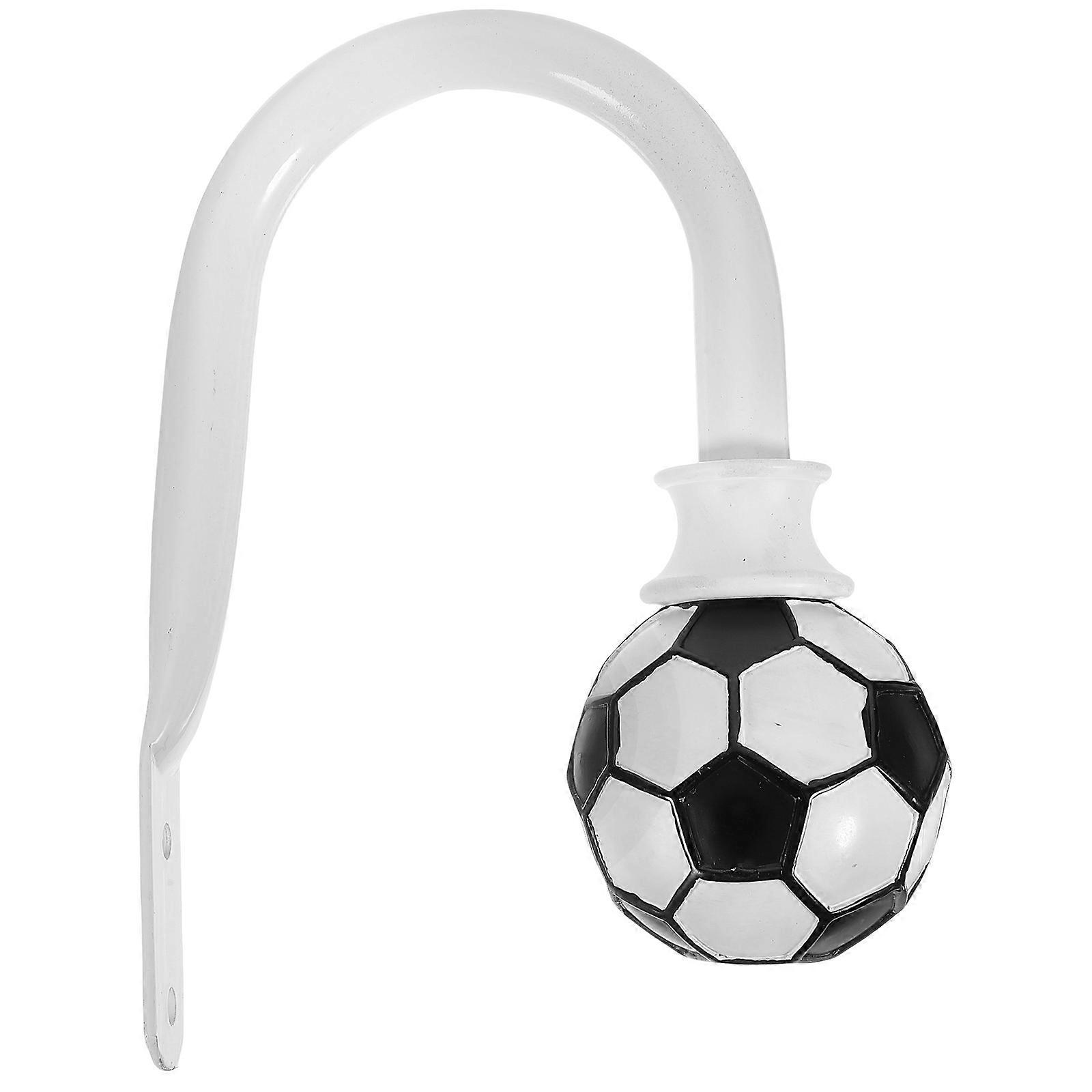 Fußballvorhang Tieback Wandhalterung U Form Vorhang Zurückhaltung Fußball Form Haken