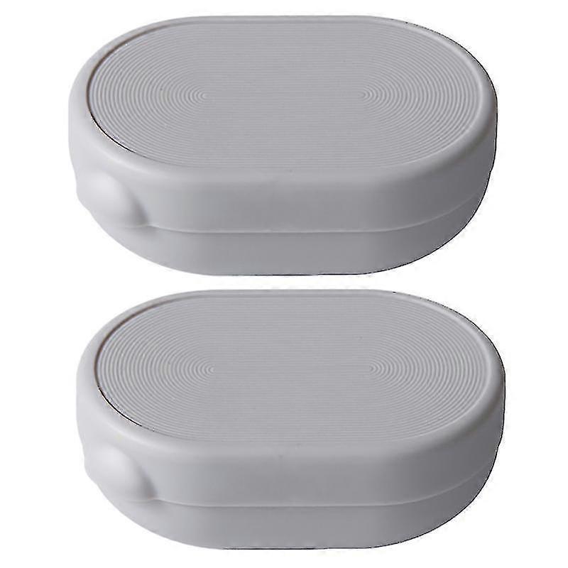 2pcs Soap Dishes, Draining Soap Holder