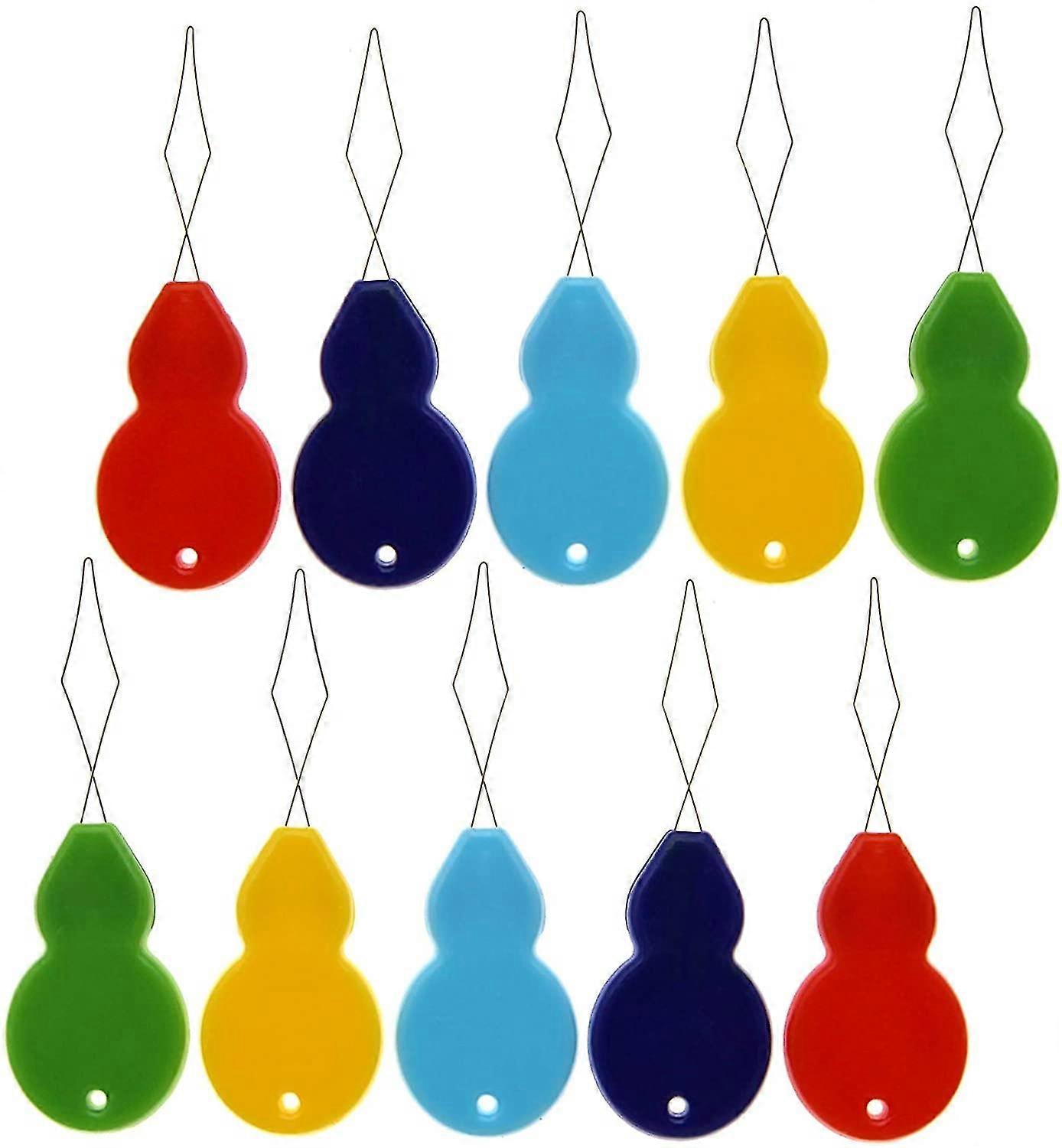 Plastic Needle Threader, 100pcs Gourd Shaped Wire Needle Threader Sewing Machine